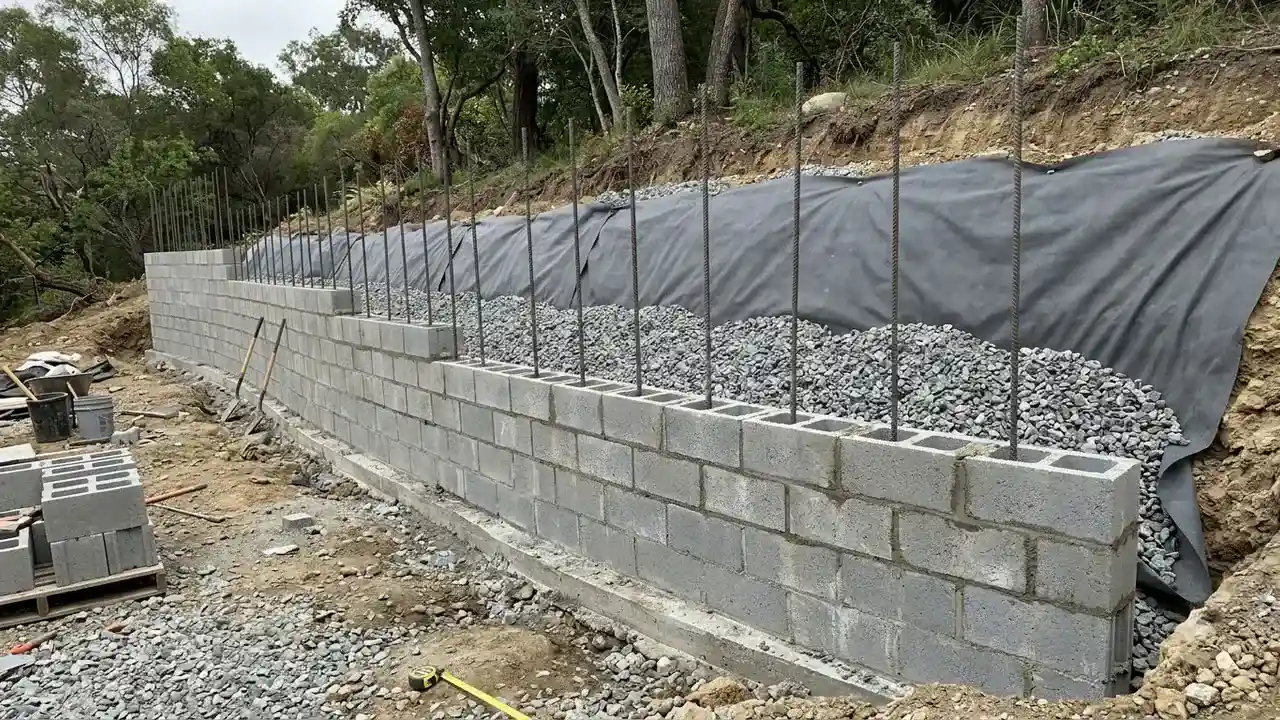 Besser Block Retaining Walls example