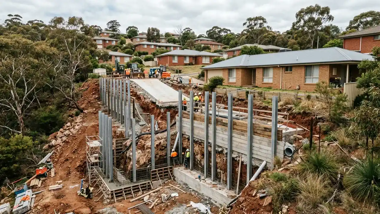 Engineered & Council-Approved Retaining Walls example